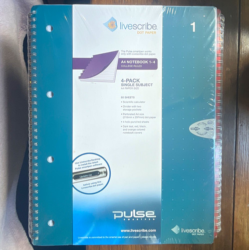 Livescribe spiral notebooks - livescribe,