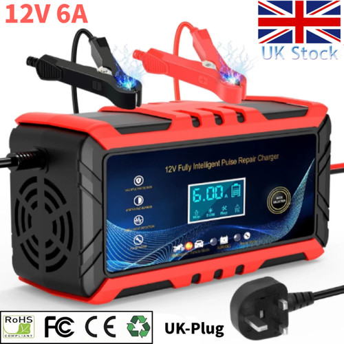 Smart car battery charger 12v - car,