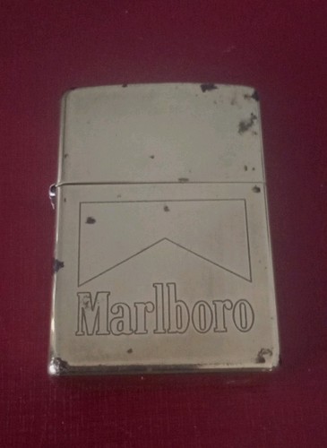 Vintage solid brass zippo - vintage,