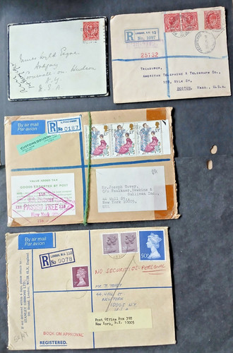 Old british stamped covers - stamped,