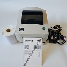Zebra LP2844 LP2844-Z Direct Thermal Label Printer PSU USB 250 4x6" Labels 66