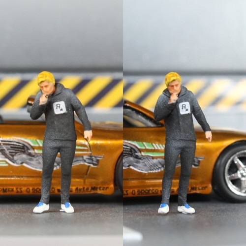 Man with rockstar games - with,