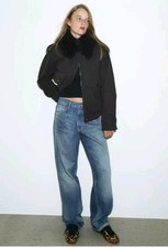 ZARA Animal Print Leather