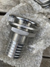 Stainless Steel Skin Fitting 44mm Hose Boat Marine