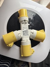 3 Way Y Splitter Socket Adaptor 110 V 16 A Amp (Genuine Neilsen CT1689)