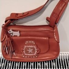 Radley Red Soft Leather Tote Bag With Dust Bag With Radley Leather Tag