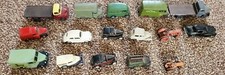 VINTAGE MINI MODEL CARS FOR TRAIN SET LAYOUT 1/75 OO GAUGE MODEL RAILWAY SET 2