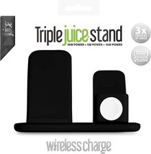 3 in 1  Wireless Charger Dock for iPhone  Apple Watch  Air Pod  18W Triple Stand