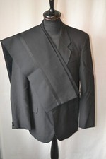 Vintage  Turo black tuxedo evening dinner 2 piece suit 40" W 34 L 32 revival