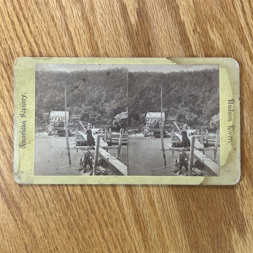 Antique stereoview card - stereoview,