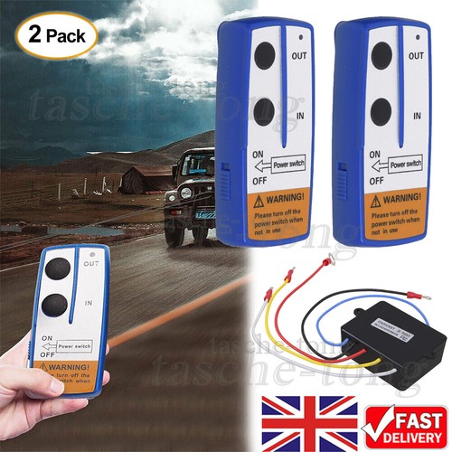 12v electric wireless winch - 2x,
