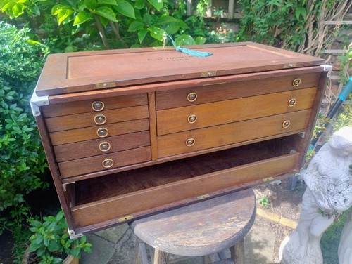 Vintage engineers tool cabinet - tool,
