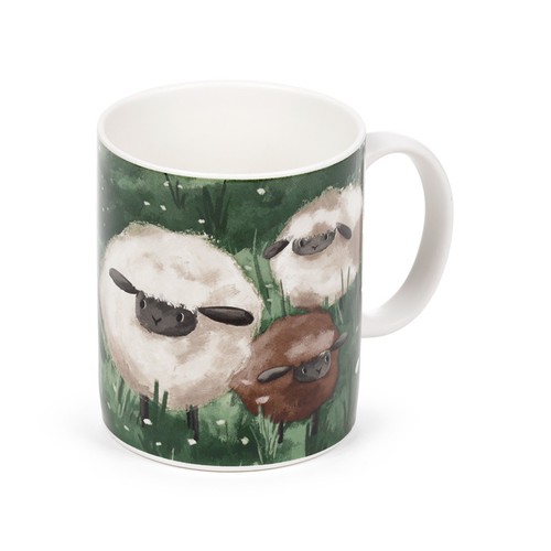 Sheep porcelain mug - porcelain, tea
