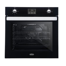 Belling 60cm Built-In Electric Single Oven with Programmable Timer Black BI602FP