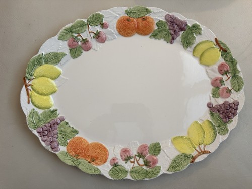 Very large majolica - 18”,