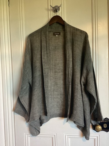 Eskandar linen kimono jacket - eskandar,