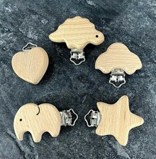 Animal pacifier clip beech - pacifier,