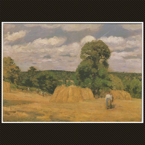 Camille pissarro ernte bei - ernte,