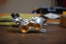 Hope Mono 6 Caliper Pot Pistons Silver Gold Post Mount Moto Tech Evo 3 4