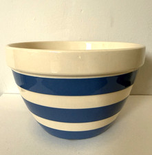 T G GREEN CHURCH GRESLEY CORNISHWARE CORNISH BLUE STRIPE BOWL BASIN