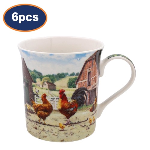 Ceramic mug 6pcs coffee cup - mug,