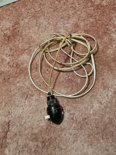 Antique pendant push button