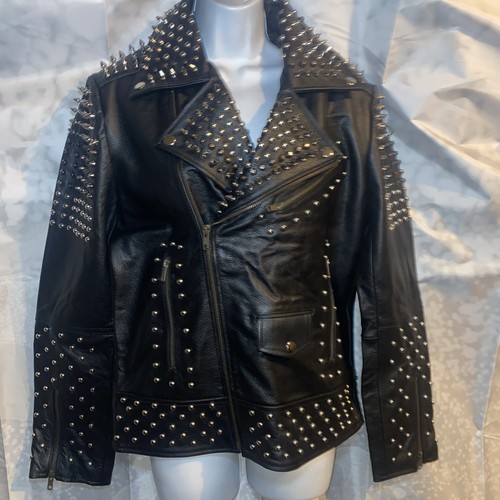Genuine leather jacket with - genuine,
