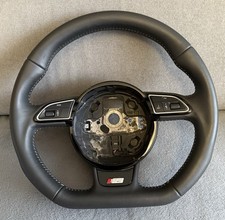 AUDI A3 S3 Q3 A4 S4 RS4 A5 S5 RS5 Q5  FLAT BOTTOM STEERING WHEEL , PADDLE SHIFT