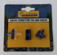 Algarde Aquarium Fish Tank Air Line Tube Connectors For 6mm Airline Tubing