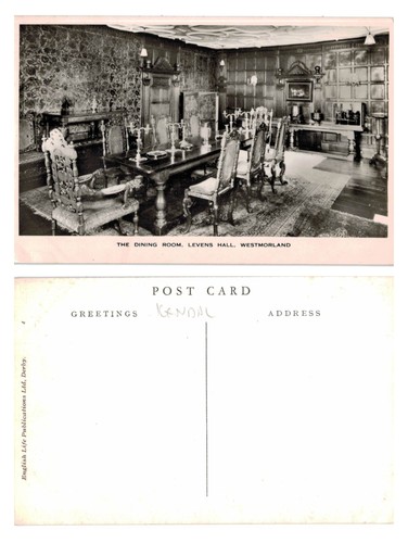 Vintage postcard the dining - the,