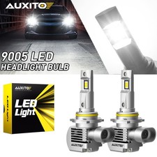 2PCS AUXITO 9005 Combo LED Headlight High Low Beam Bulbs 6000K Cool White NEW
