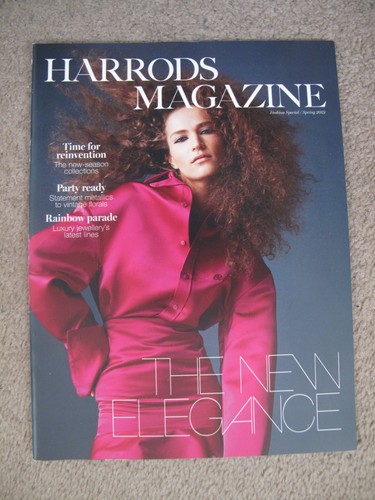 Harrods magazine fashion - harrods,
