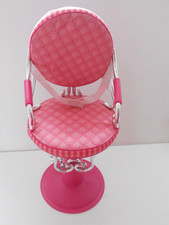 OUR GENERATION PINK STYLING CHAIR  FOR 18" DOLL