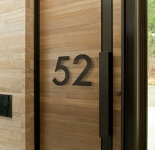 Modern House Numbers Address Signage - Multiple Sizes & Colours Available
