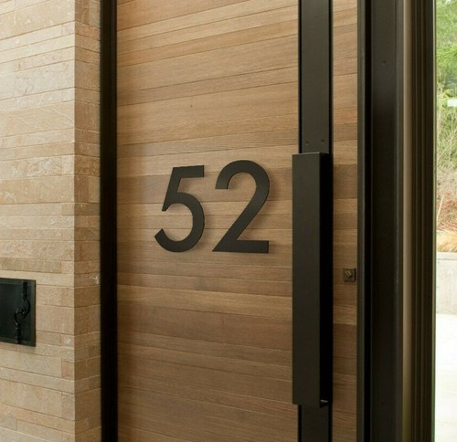 Modern house numbers address - modern,
