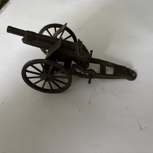Britains ltd toy field gun - ltd,