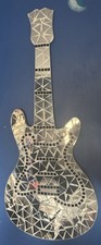 Fair Trade Glass Mosaic Electric Guitar Mirror, Hand Made In Bali