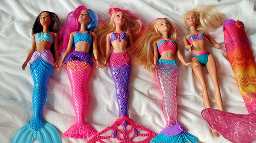 Barbie dolls bundle mermaid - bundle, 5
