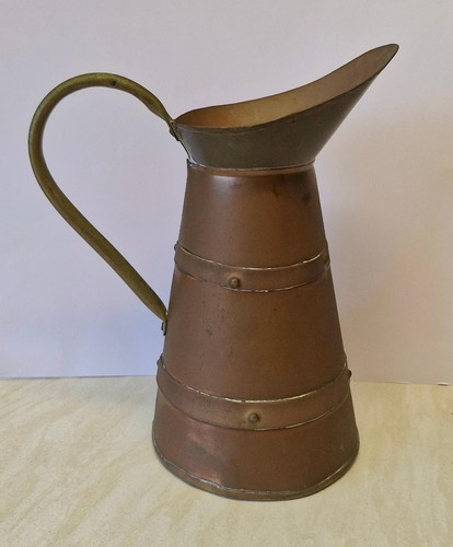 Antique brass banded copper - brass,