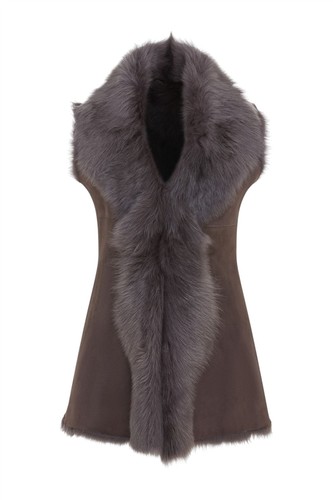Women grey toscana shearling - women's,