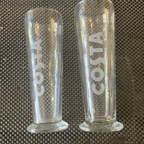 Costa coffee drinking glass - costa,