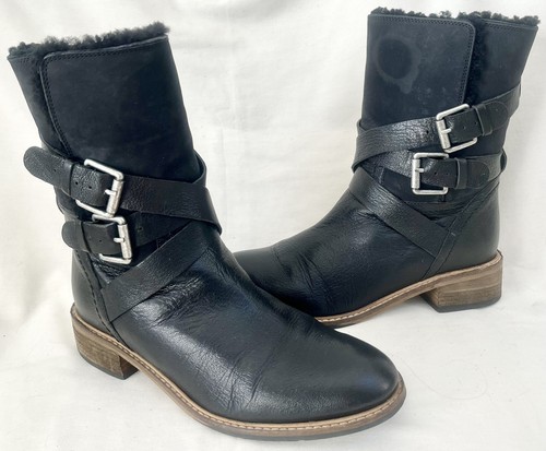 Jigsaw ruban shearling black - ruban,