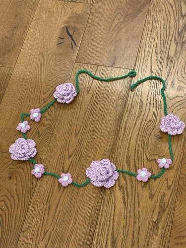 Lilac roses garland - garland, bunting