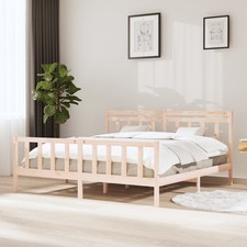 Solid Pine Wood Bed Frame