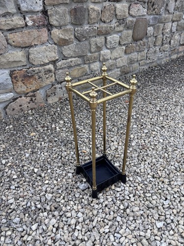 Vintage brass square umbrella - square,