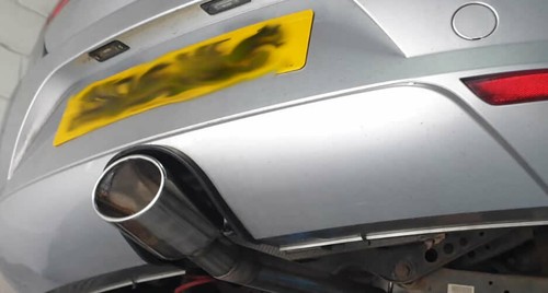 Large oval exhaust - 6", 4"
