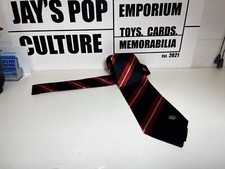 Wedgewood-Navy/red Grey Striped -Pattern Textured Silk Men's Neck Tie