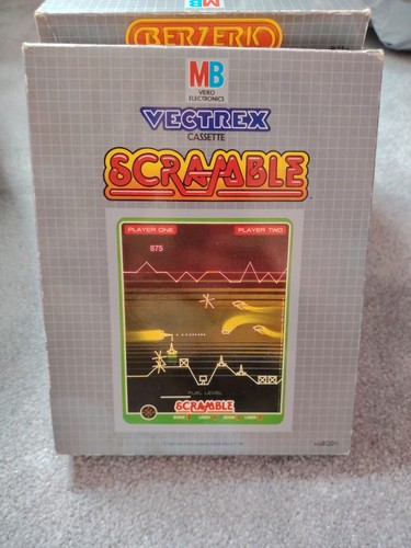 Scramble vectrex game boxed - mb,