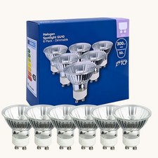6 x GU10 Dimmable Halogen