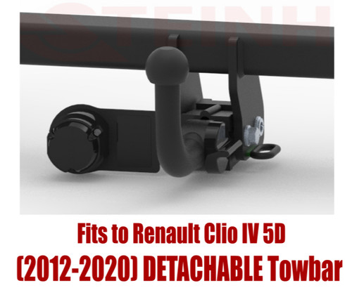 Detachable tow bar for renault - detachable,